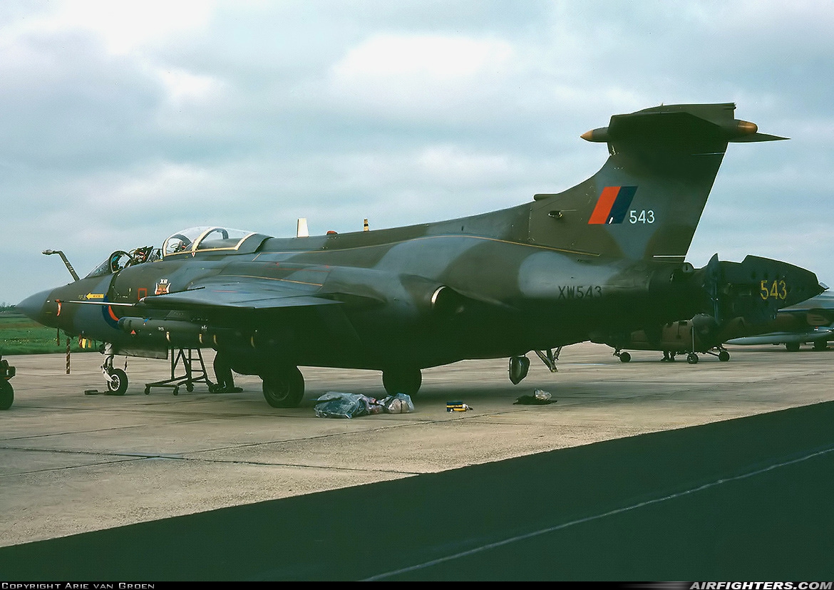 UK - Air Force Blackburn Buccaneer S.2B XW543 at Leeuwarden (LWR / EHLW), Netherlands