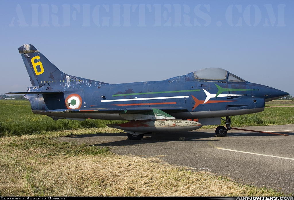 Italy - Air Force Fiat G-91 PAN MM6264 at Carpi Budrione Airport (LIDU), Italy