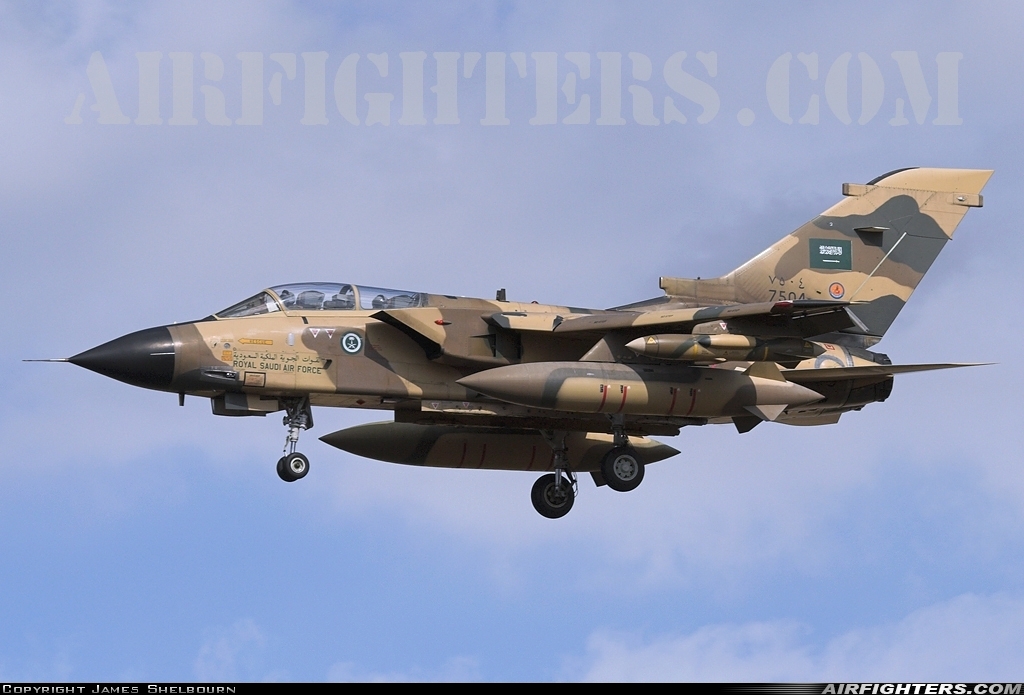 Saudi Arabia - Air Force Panavia Tornado IDS 7504 at Marham (King's Lynn -) (KNF / EGYM), UK