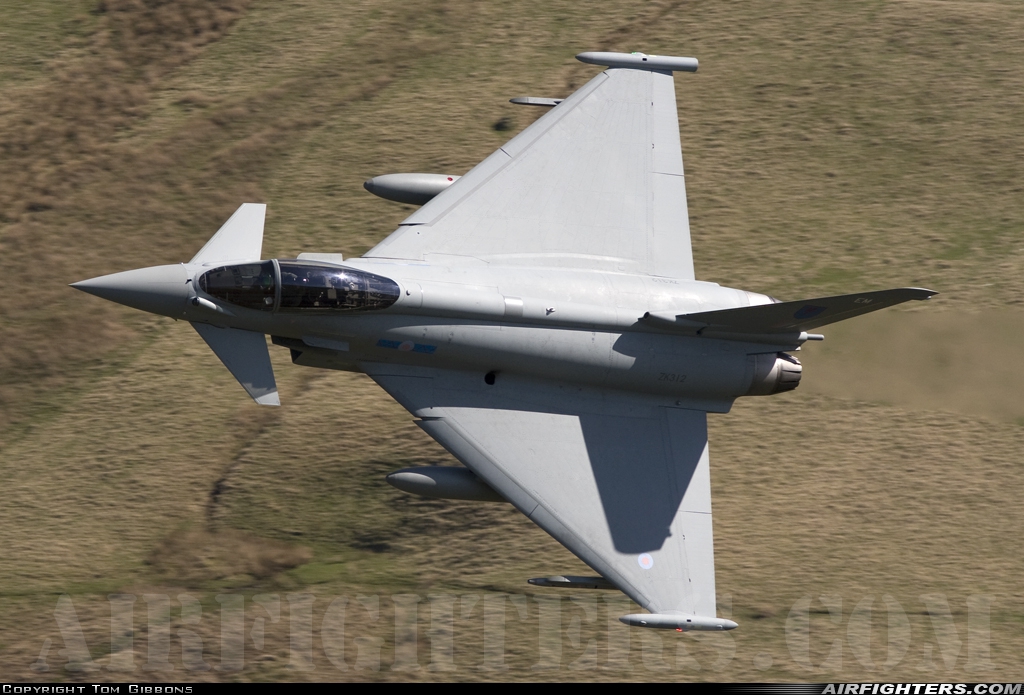 UK - Air Force Eurofighter Typhoon FGR4 ZK312 at Off-Airport - Cumbria, UK