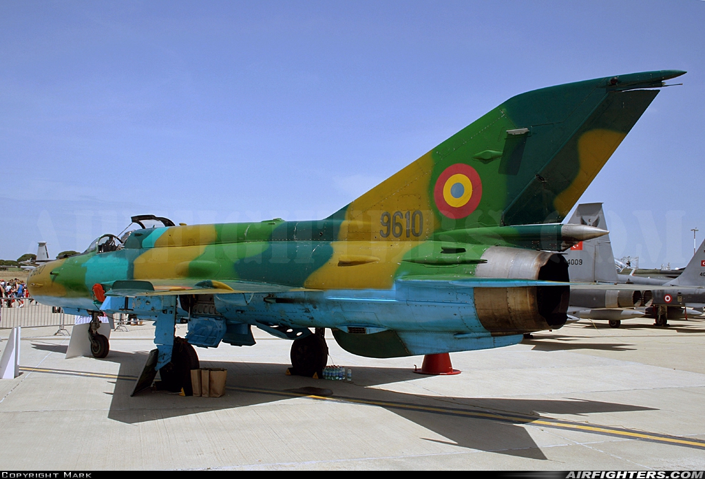 Romania - Air Force Mikoyan-Gurevich MiG-21MF Lancer A 9610 at Pratica di Mare (- Mario de Bernardi) (LIRE), Italy