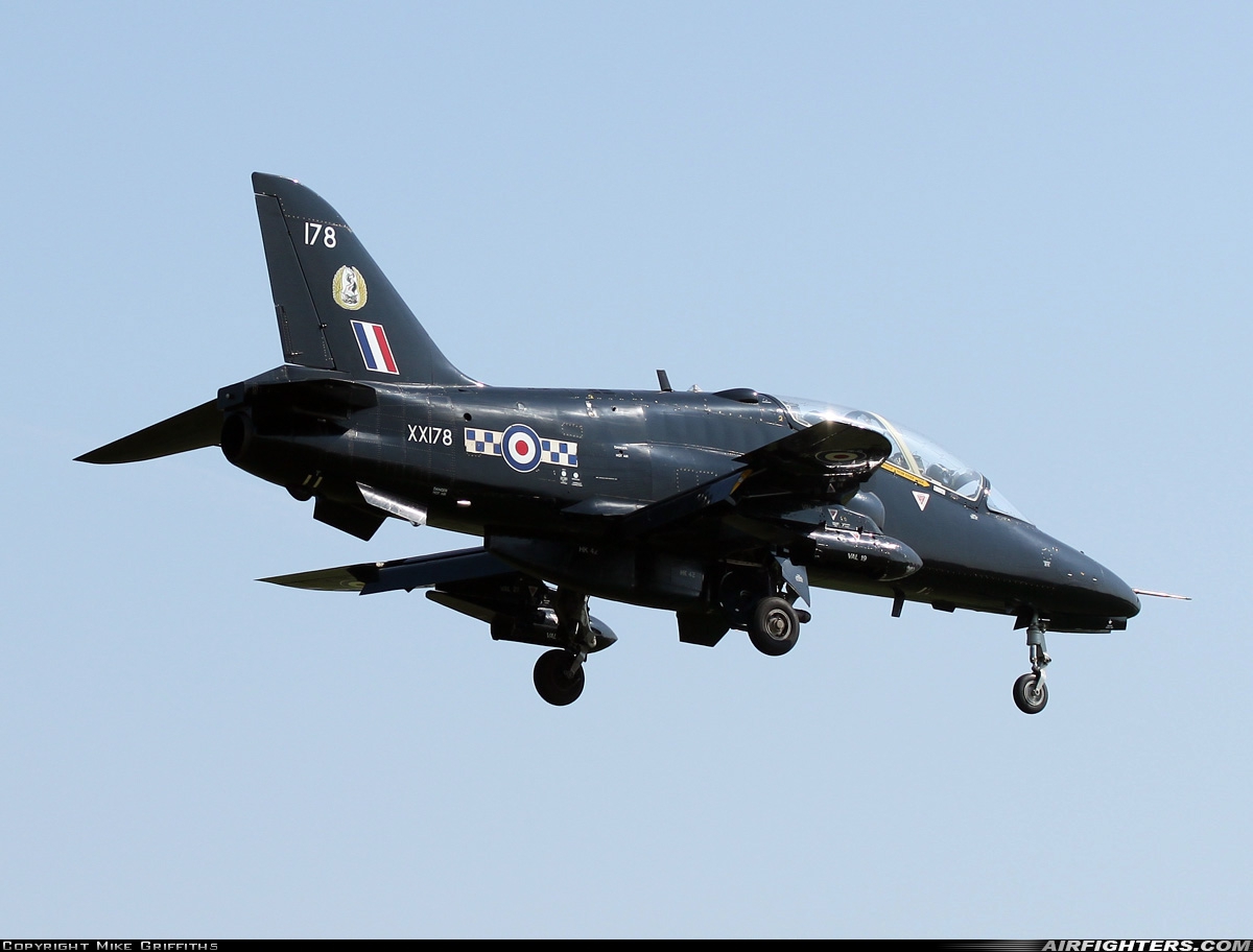 UK - Navy British Aerospace Hawk T.1W XX178 at Valley (EGOV), UK