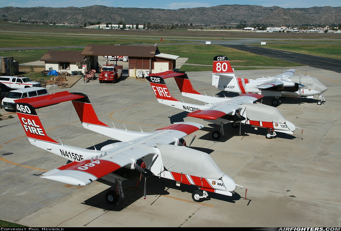 Local Government - USA - California - Department of Forestry North American Rockwell OV-10A Bronco N415DF at Hemet - Hemet-Ryan (HMT), USA