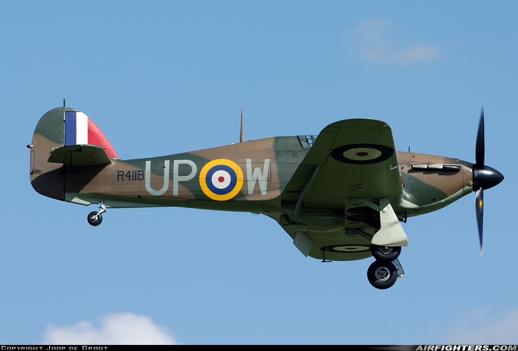 Private Hawker Hurricane I G-HUPW at Waddington (WTN / EGXW), UK