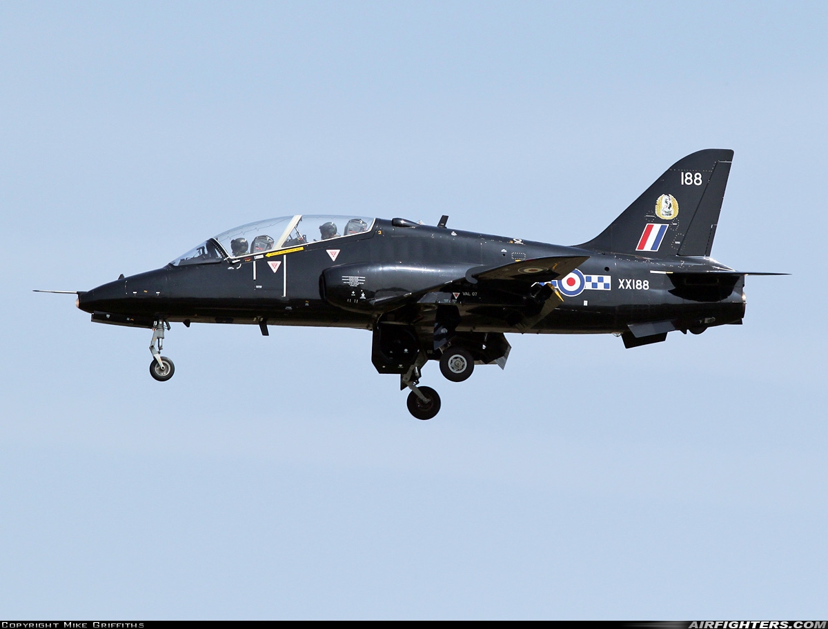 UK - Air Force British Aerospace Hawk T.1A XX188 at Valley (EGOV), UK