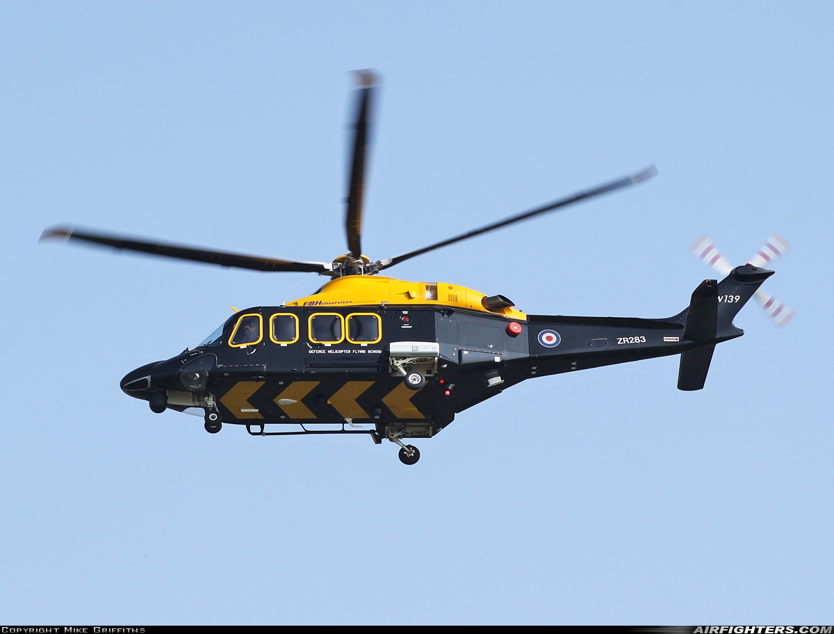 UK - Air Force AgustaWestland AW139 ZR283 at Valley (EGOV), UK