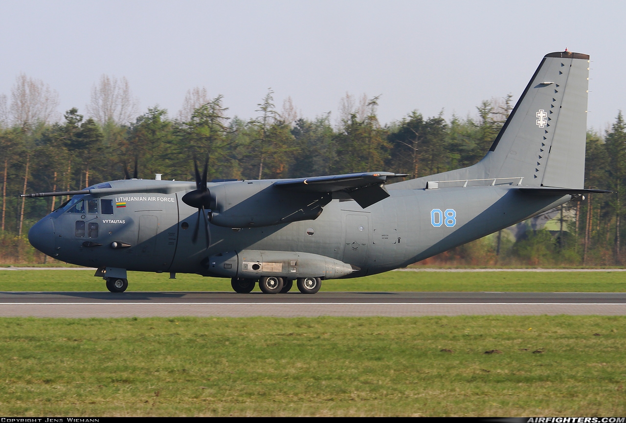 Lithuania - Air Force Alenia Aermacchi C-27J Spartan 08 at Wittmundhafen (Wittmund) (ETNT), Germany