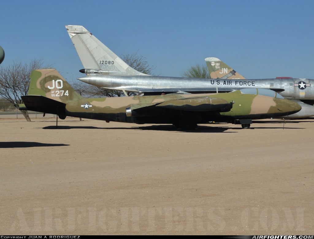 USA - Air Force Martin B-57E Canberra 55-4274 at Tucson - Pima Air and Space Museum, USA