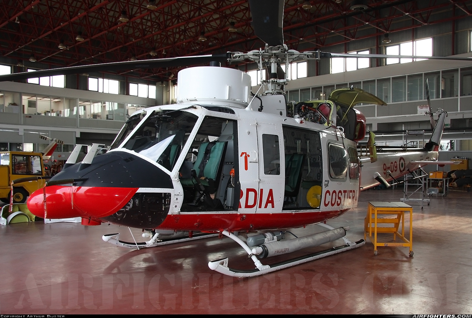 Italy - Guardia Costiera Agusta-Bell AB-412HP Grifone MM81511 at Sarzana - Luni  (LIQW), Italy