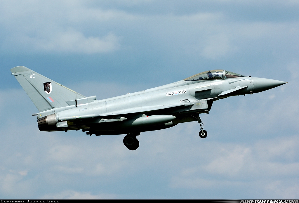 UK - Air Force Eurofighter Typhoon FGR4 ZJ913 at Coningsby (EGXC), UK