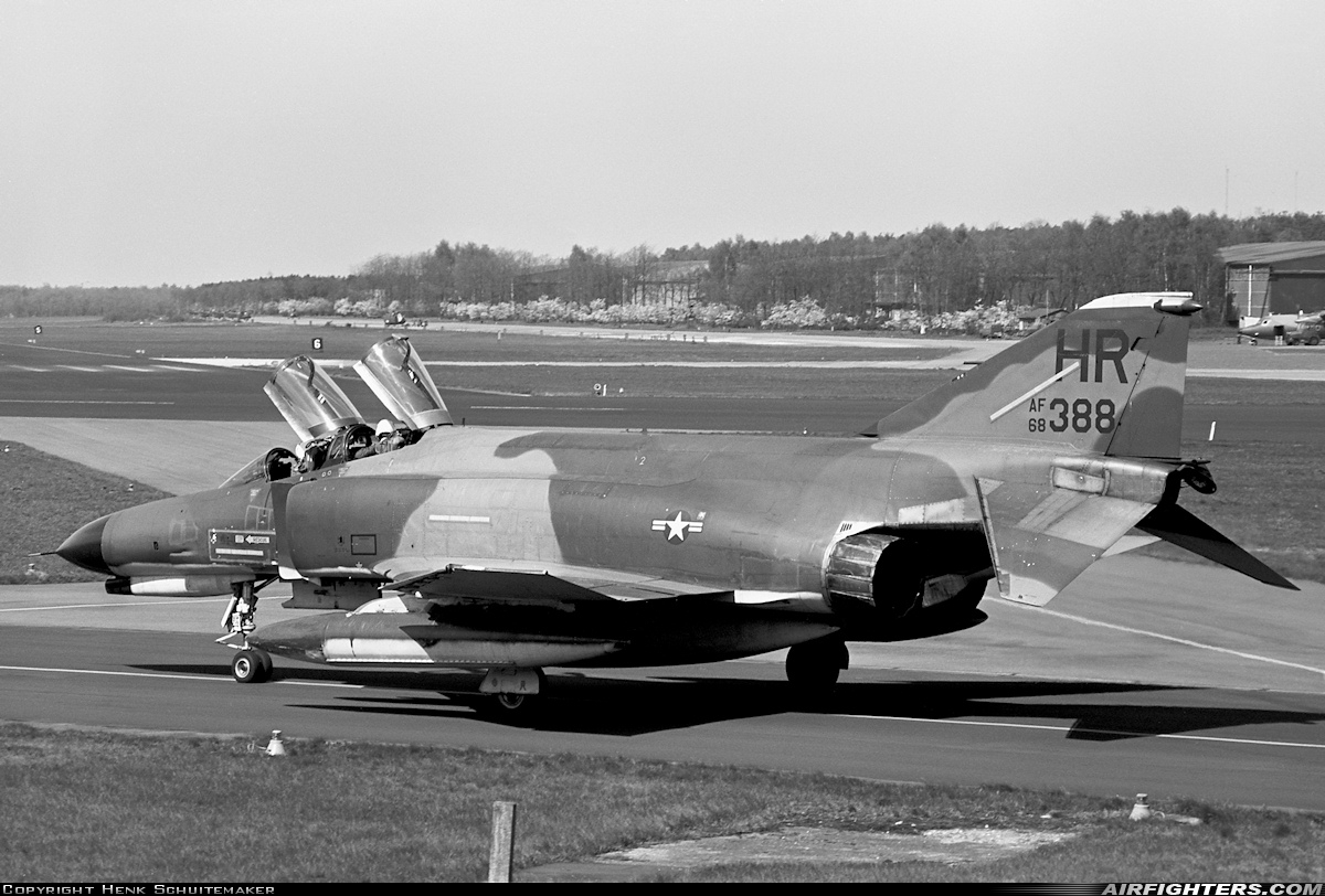 USA - Air Force McDonnell Douglas F-4E Phantom II 68-0388 at Utrecht - Soesterberg (UTC / EHSB), Netherlands