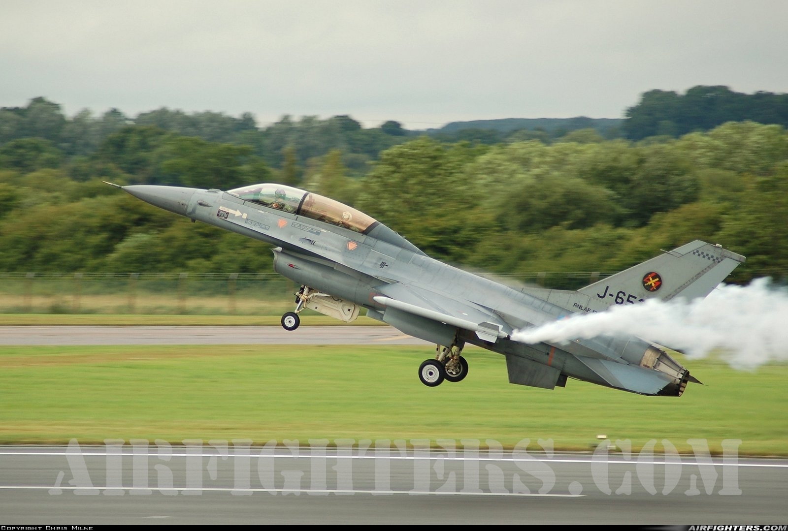 Netherlands - Air Force General Dynamics F-16AM Fighting Falcon J-653 at Fairford (FFD / EGVA), UK