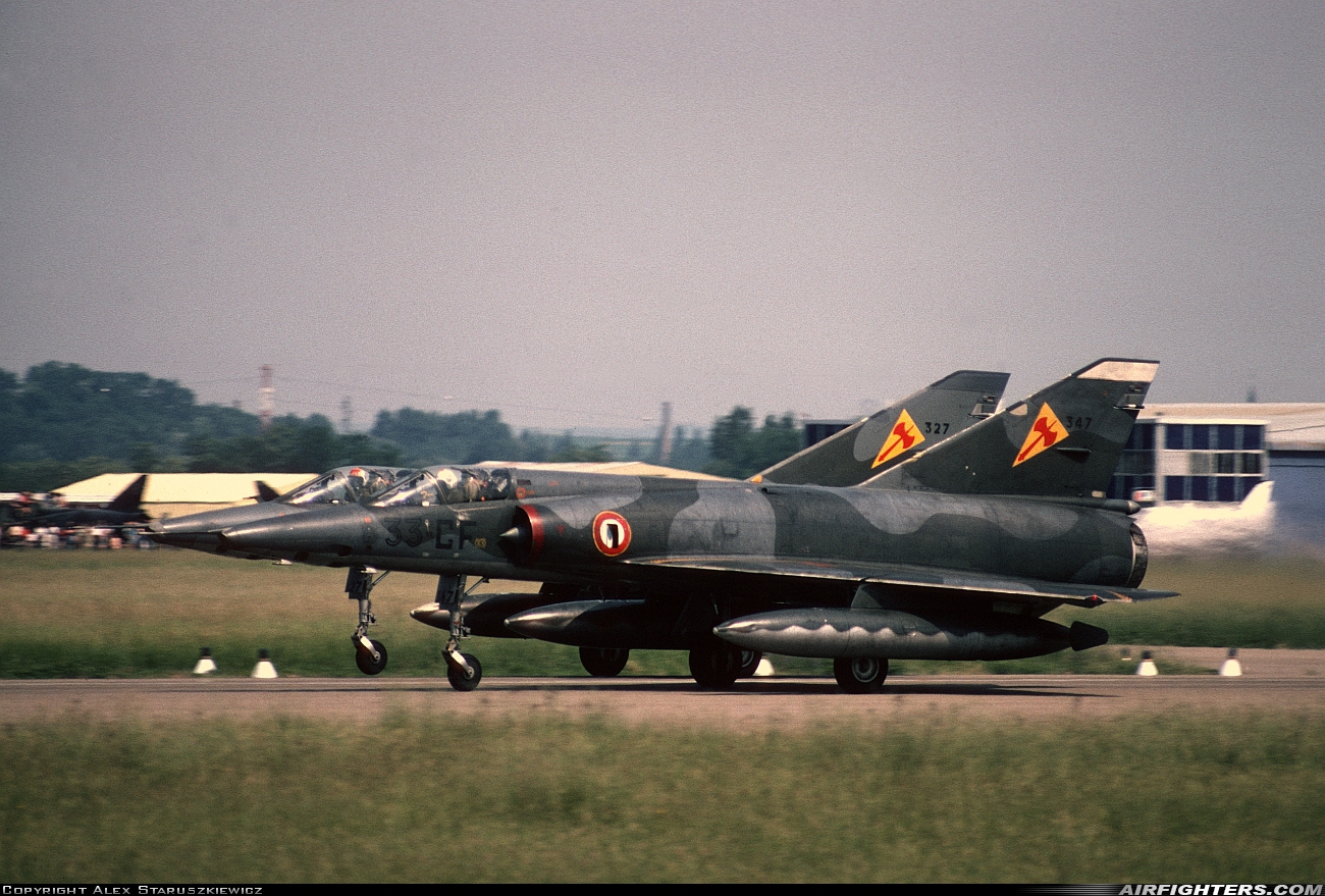 France - Air Force Dassault Mirage IIIR 347 at Strasbourg - Entzheim (SXB / LFST), France
