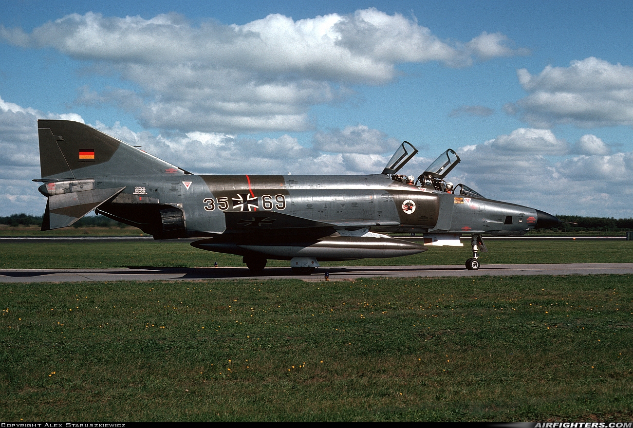 Germany - Air Force McDonnell Douglas RF-4E Phantom II 35+69 at Leck (EDXK), Germany