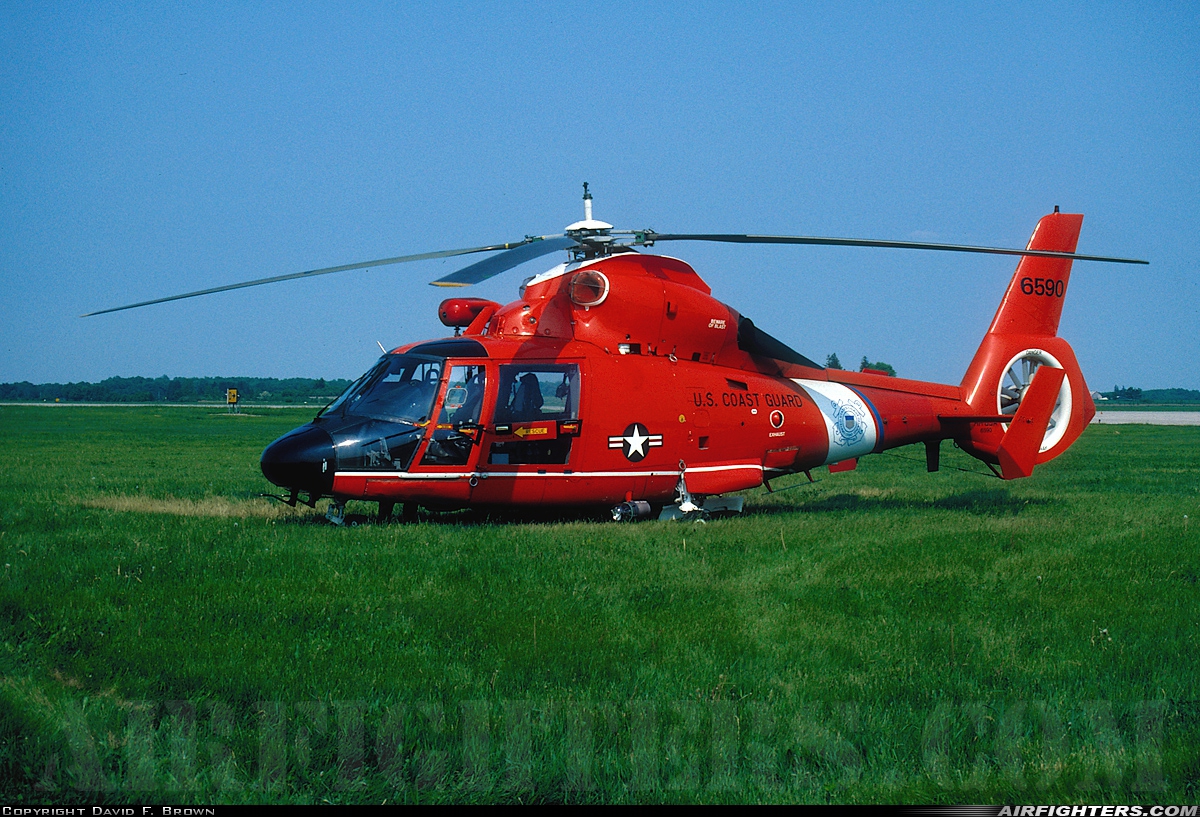 USA - Coast Guard Aerospatiale HH-65A Dolphin 6590 at London (YXU / CYXU), Canada