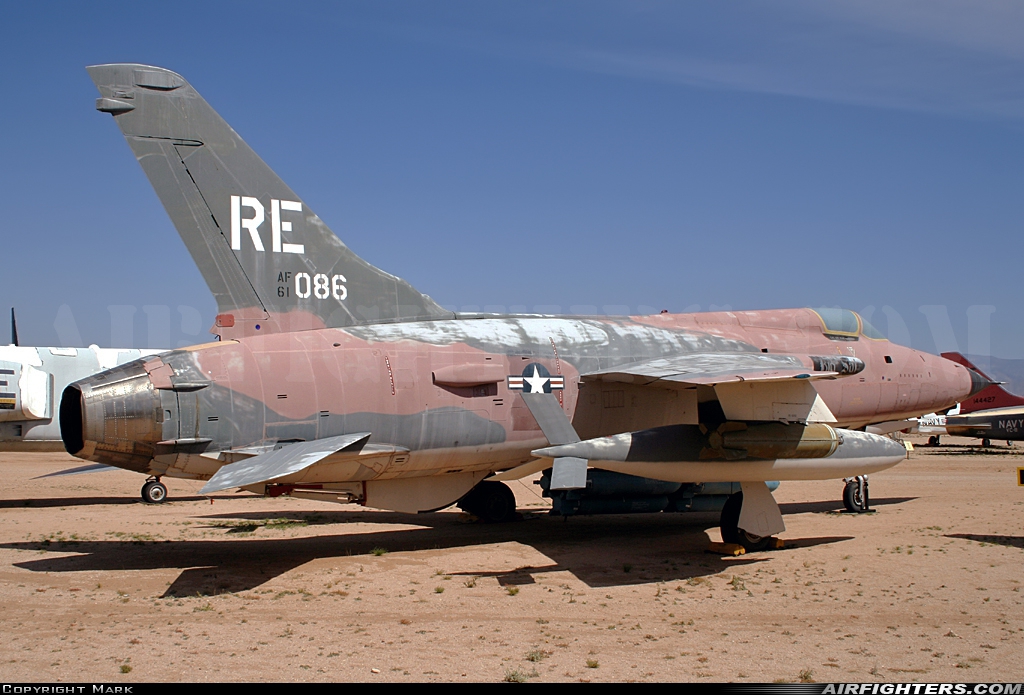 USA - Air Force Republic F-105D Thunderchief 61-0086 at Tucson - Pima Air and Space Museum, USA