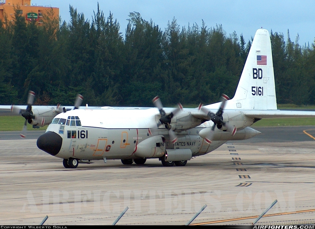 USA - Navy Lockheed C-130H-30 Hercules (L-382) 165161 at San Juan - Luis Munoz Marin Int. (SJU / TJSJ), Puerto Rico