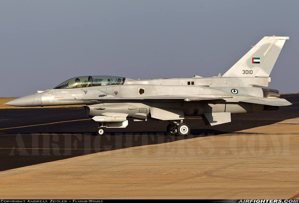 United Arab Emirates - Air Force Lockheed Martin F-16F Fighting Falcon 3010 at Yelahanka (VOYK), India