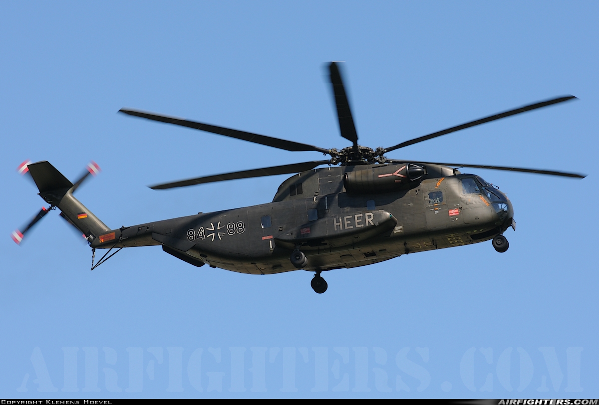 Germany - Army Sikorsky CH-53G (S-65) 84+88 at Rheine-Bentlage (ETHE), Germany