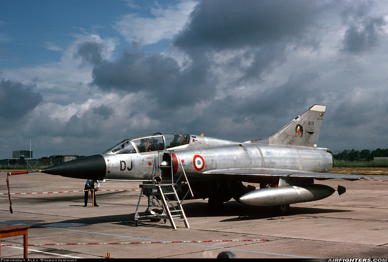 France - Air Force Dassault Mirage IIIB 215 at St. Dizier - Robinson (LFSI), France