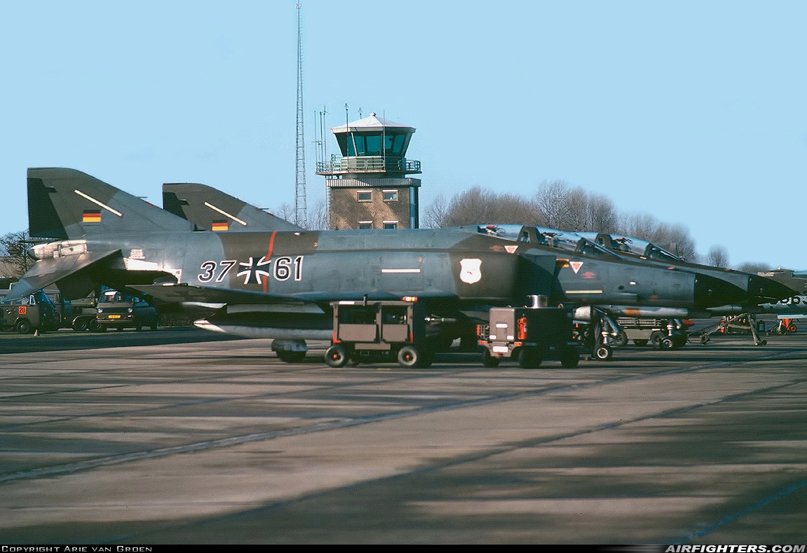 Germany - Air Force McDonnell Douglas F-4F Phantom II 37+61 at Leeuwarden (LWR / EHLW), Netherlands