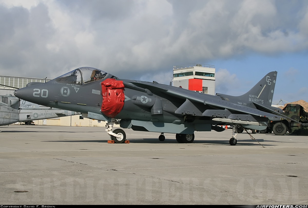 USA - Marines McDonnell Douglas AV-8B Harrier II 163879 at Havelock - Cherry Point MCAS (NKT / KNKT), USA