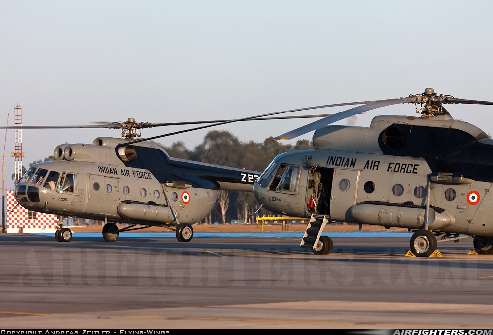 India - Air Force Mil Mi-8T Z2361 at Yelahanka (VOYK), India