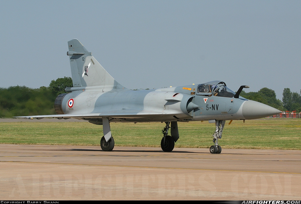 France - Air Force Dassault Mirage 2000C 12 at Fairford (FFD / EGVA), UK