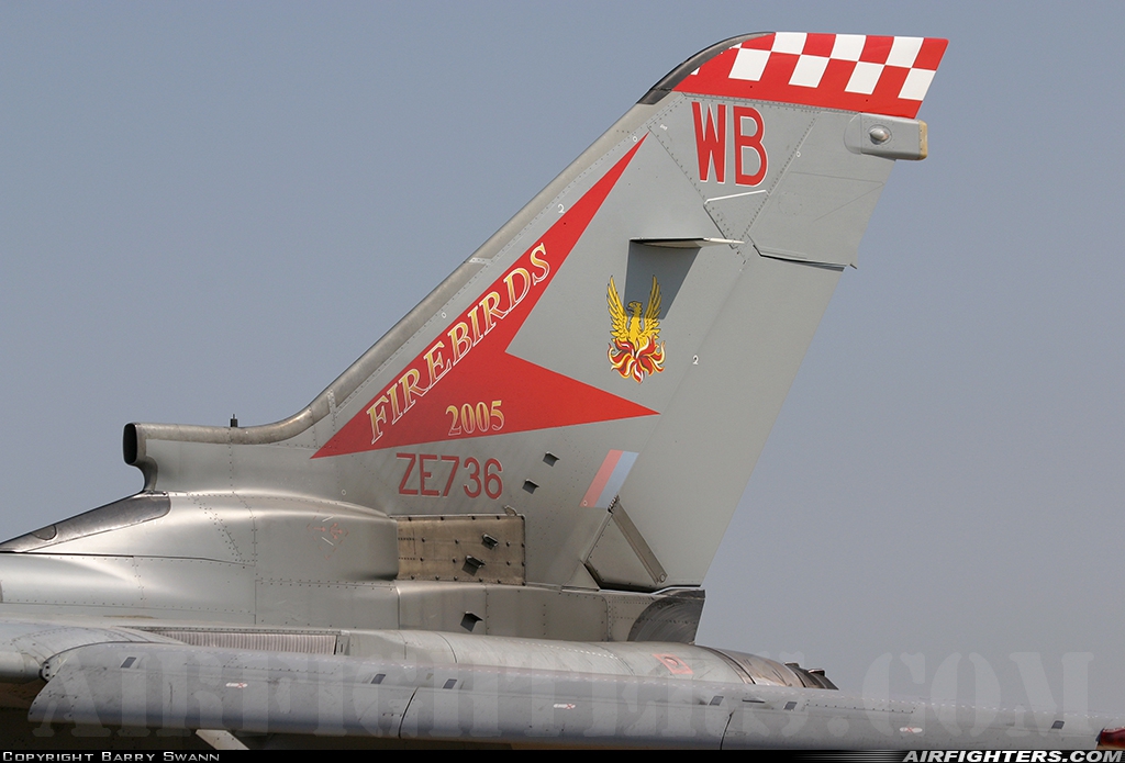 UK - Air Force Panavia Tornado F3 ZE736 at Fairford (FFD / EGVA), UK