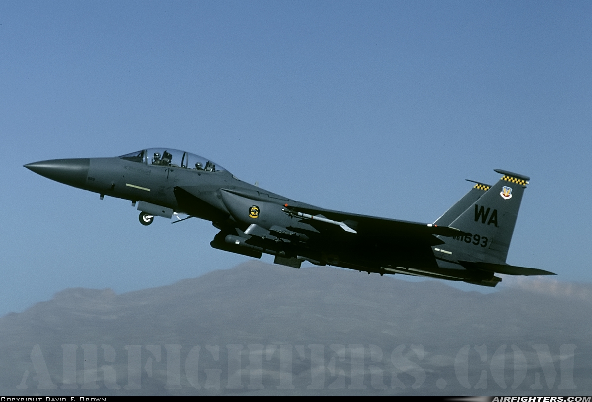 USA - Air Force McDonnell Douglas F-15E Strike Eagle 88-1693 at Las Vegas - Nellis AFB (LSV / KLSV), USA