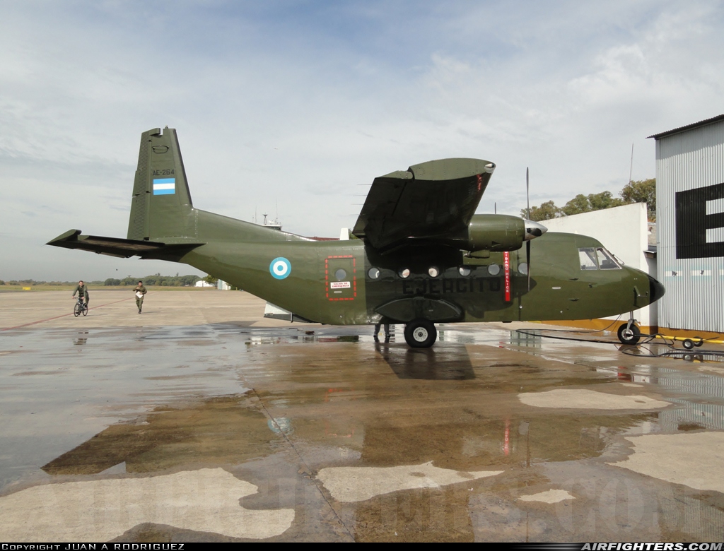Argentina - Army CASA C-212-200 Aviocar AE-264 at Buenos Aires - Campo de Mayo (CPO / SADO), Argentina