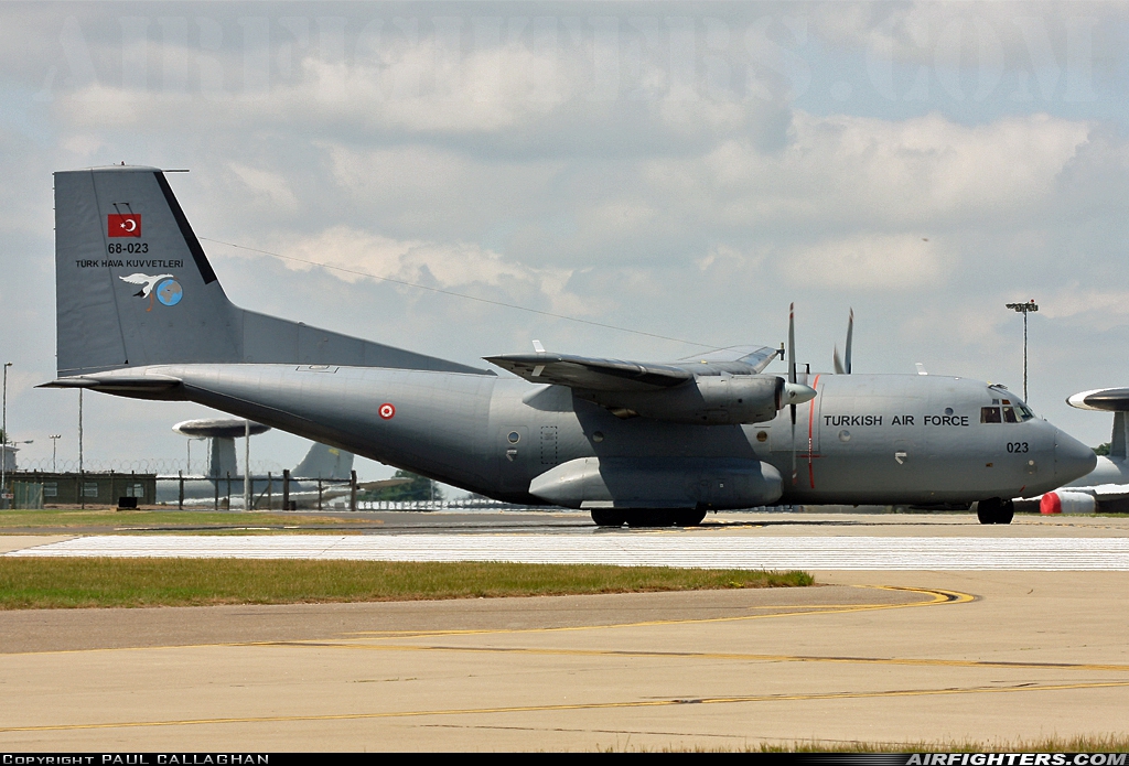Türkiye - Air Force Transport Allianz C-160D 68-023 at Waddington (WTN / EGXW), UK
