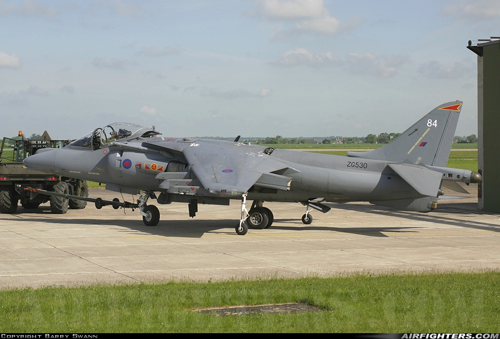 UK - Navy British Aerospace Harrier GR.9 ZG530 at Cottesmore (Oakham) (OKH / EGXJ), UK