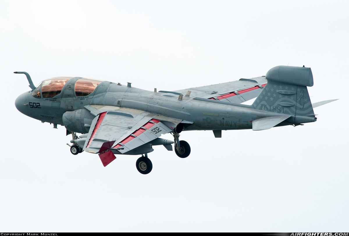 USA - Navy Grumman EA-6B Prowler (G-128) 161881 at Oak Harbor - Whidbey Island NAS / Ault Field (NUW), USA