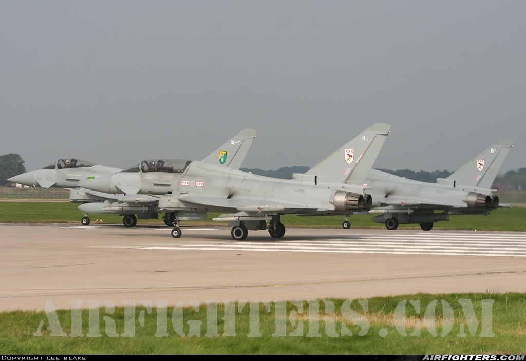 UK - Air Force Eurofighter Typhoon F2 ZJ934 at Coningsby (EGXC), UK