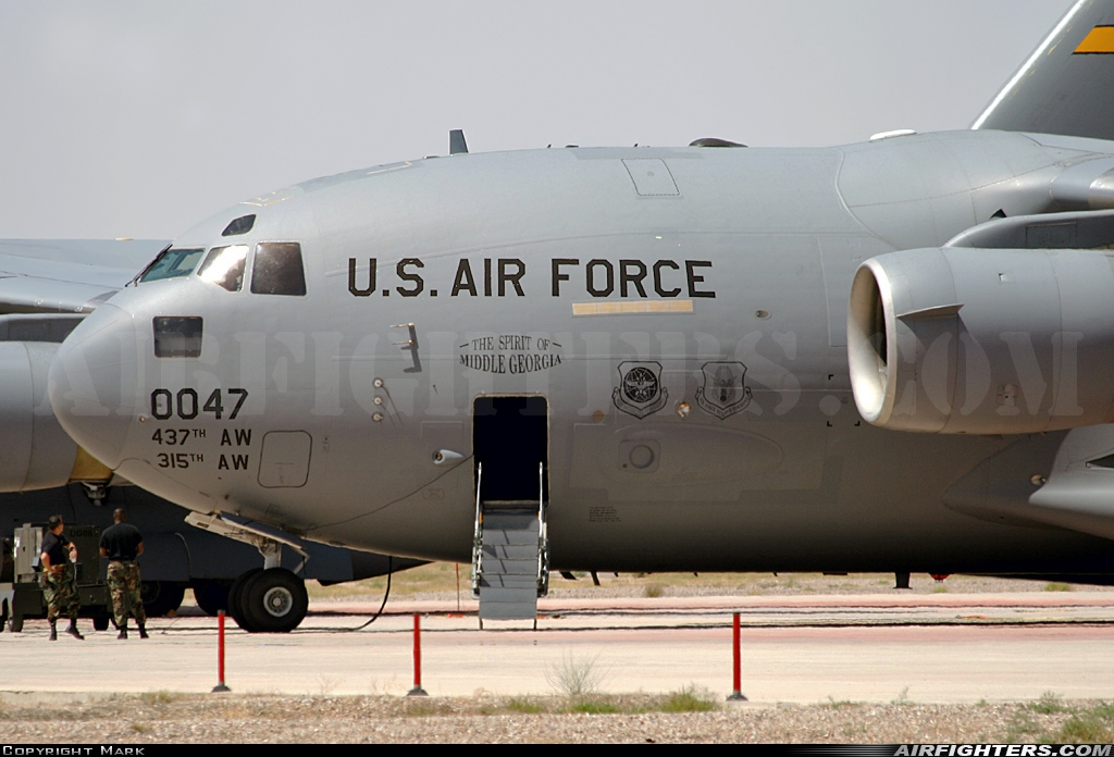 USA - Air Force Boeing C-17A Globemaster III 97-0047 at Charleston - AFB / Int. (CHS / KCHS), USA