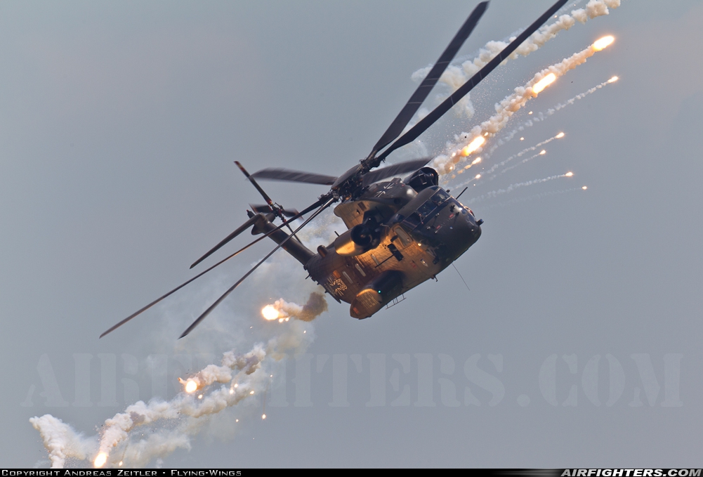 Germany - Army Sikorsky CH-53GS (S-65) 85+05 at Off-Airport - Heuberg Range, Germany