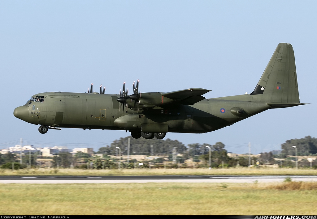 UK - Air Force Lockheed Martin Hercules C4 (C-130J-30 / L-382) ZH865 at Luqa - Malta International (MLA / LMML), Malta