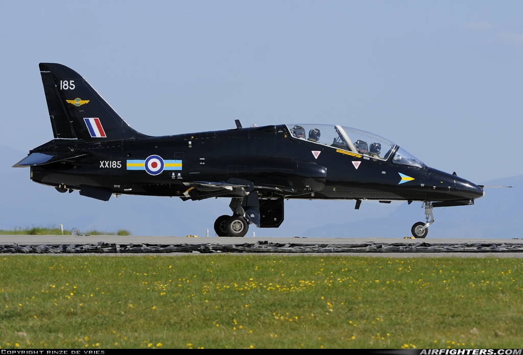 UK - Air Force British Aerospace Hawk T.1 XX185 at Valley (EGOV), UK