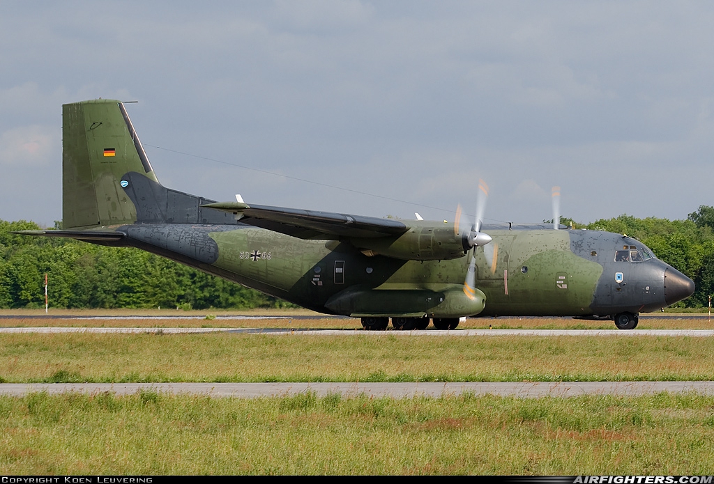 Germany - Air Force Transport Allianz C-160D 50+86 at Eindhoven (- Welschap) (EIN / EHEH), Netherlands