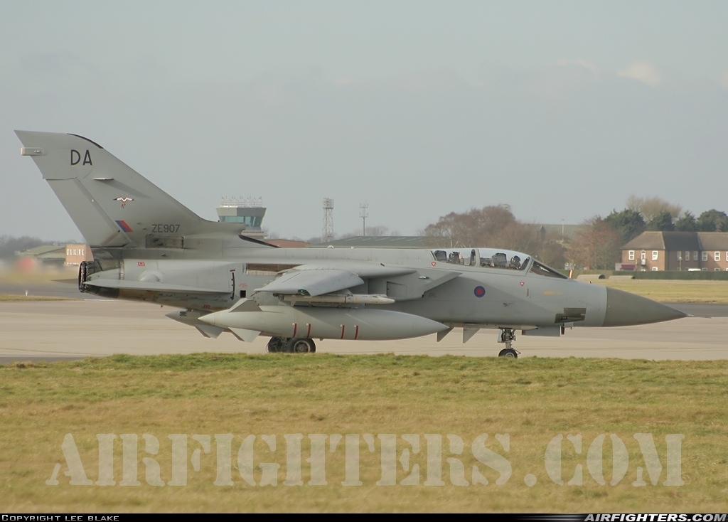 UK - Air Force Panavia Tornado F3 ZE907 at Coningsby (EGXC), UK