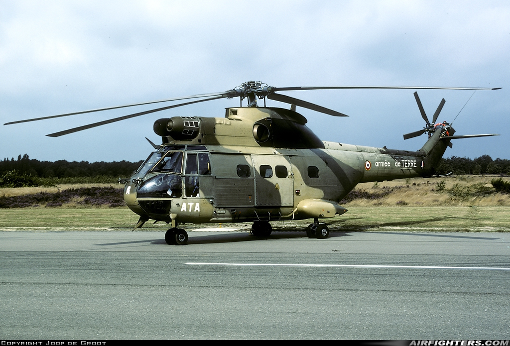 France - Army Aerospatiale SA-330B Puma 1017 at Kleine Brogel (EBBL), Belgium