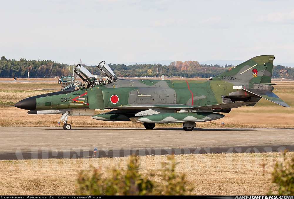 Japan - Air Force McDonnell Douglas RF-4EJ Phantom II 77-6397 at Hyakuri (RJAH), Japan