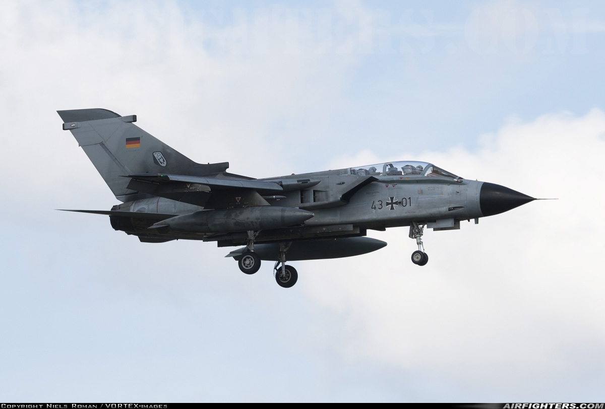 Germany - Air Force Panavia Tornado IDS(T) 43+01 at Uden - Volkel (UDE / EHVK), Netherlands