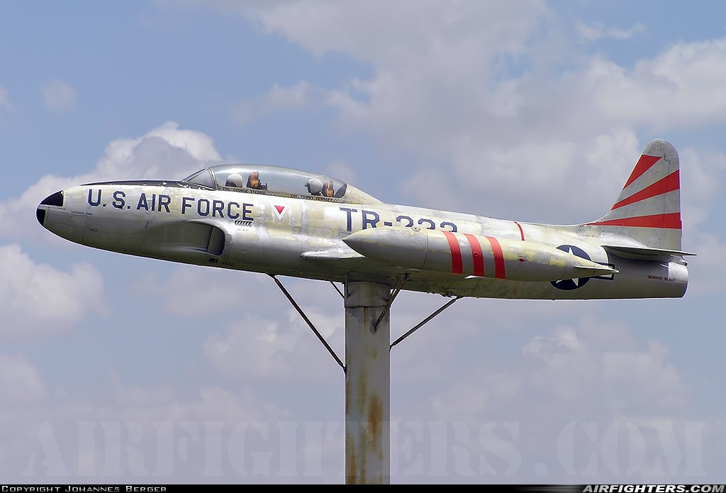 USA - Air Force Lockheed T-33A Shooting Star 52-9233 at Odessa - Schlemeyer Field (ODO / KODO), USA