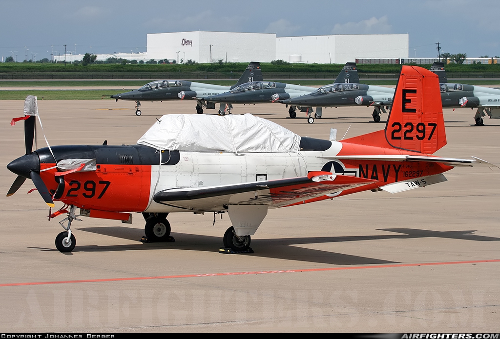 USA - Navy Beech T-34C Turbo Mentor (45) 162297 at Fort Worth - Alliance (AFW / KAFW), USA