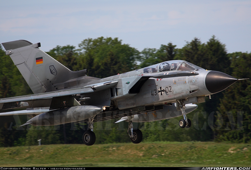 Germany - Air Force Panavia Tornado IDS(T) 43+02 at Buchel (ETSB), Germany
