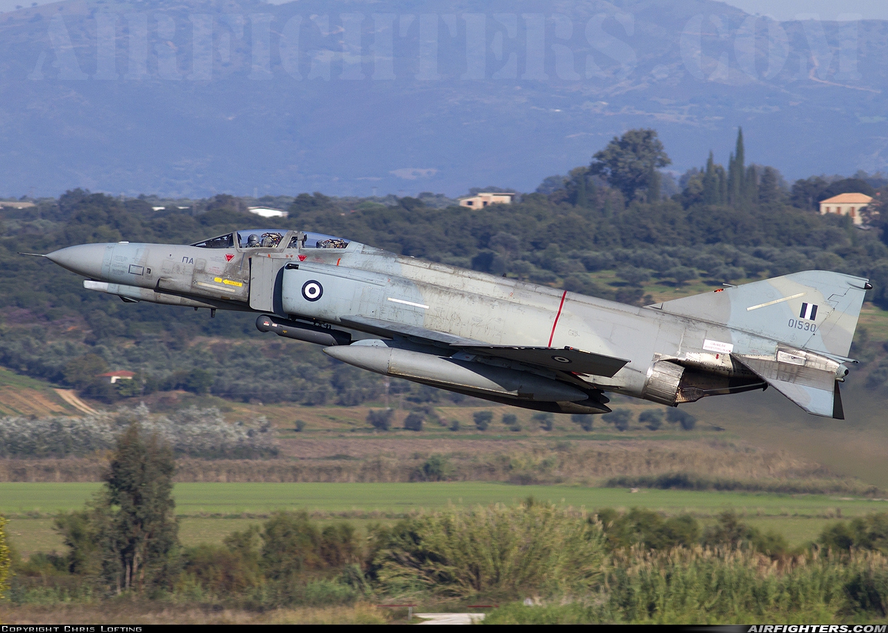 Greece - Air Force McDonnell Douglas F-4E AUP Phantom II 01530 at Andravida (Pyrgos -) (PYR / LGAD), Greece