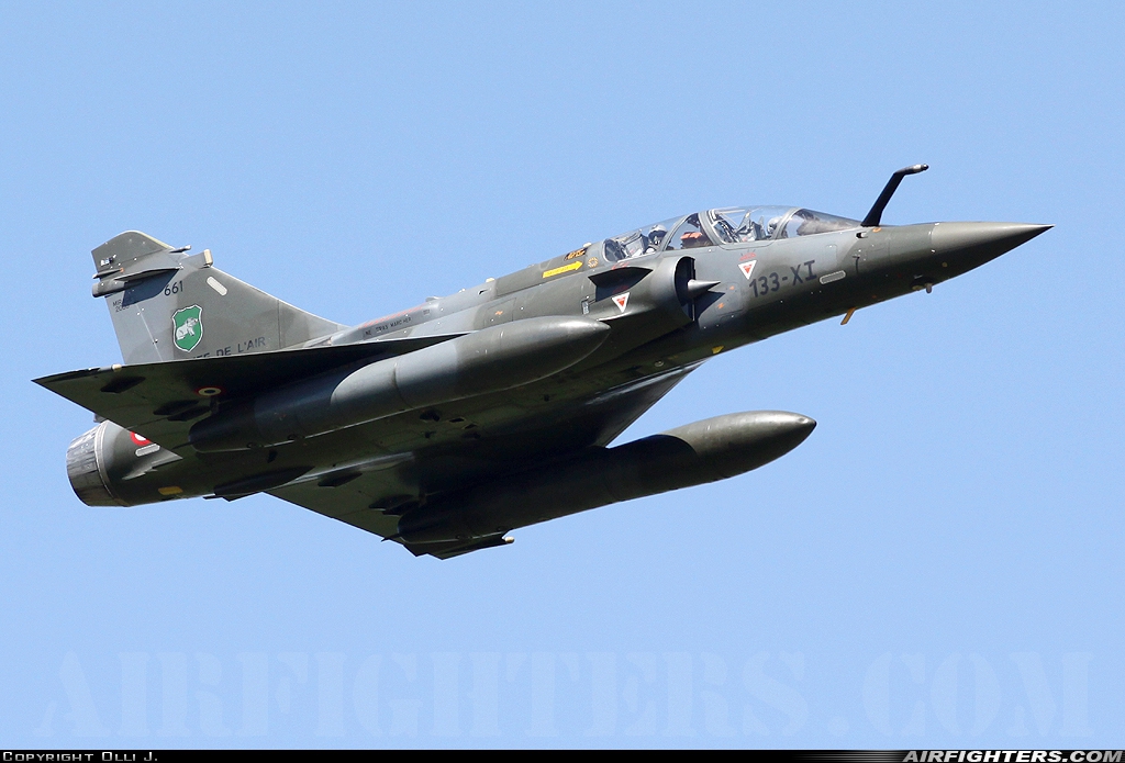 France - Air Force Dassault Mirage 2000D 661 at Cambrai - Epinoy (LFQI), France