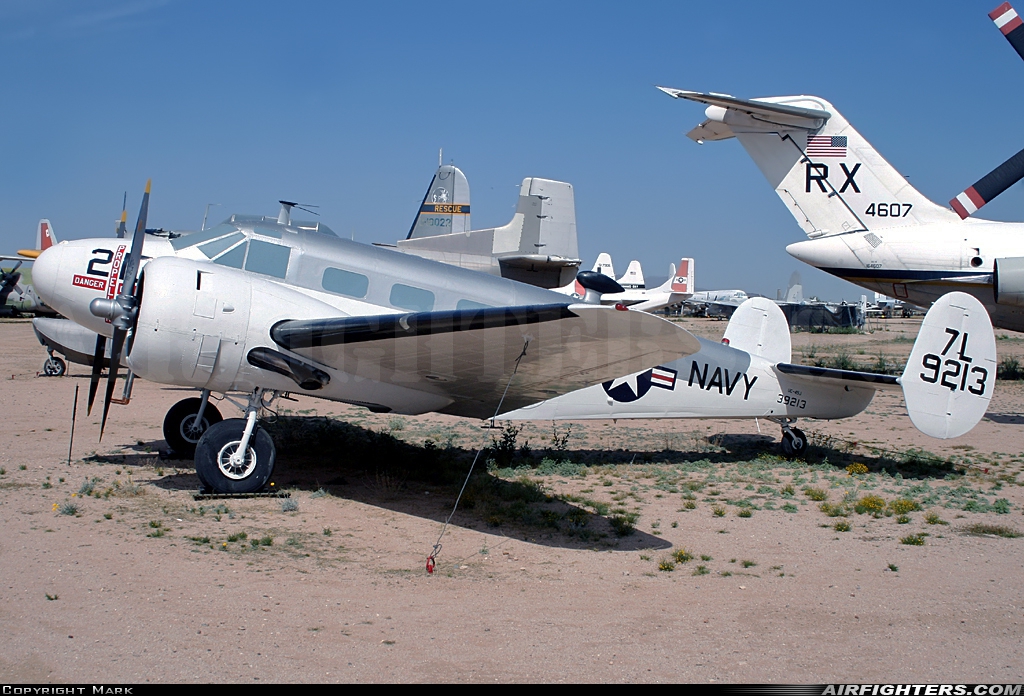 USA - Navy Beech UC-45J Expeditor (18) 39213 at Tucson - Pima Air and Space Museum, USA